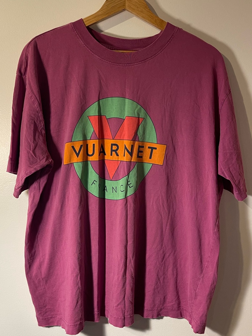 Vuarnet France Hyba Purple Vintage Graphic T-Shirt XL
